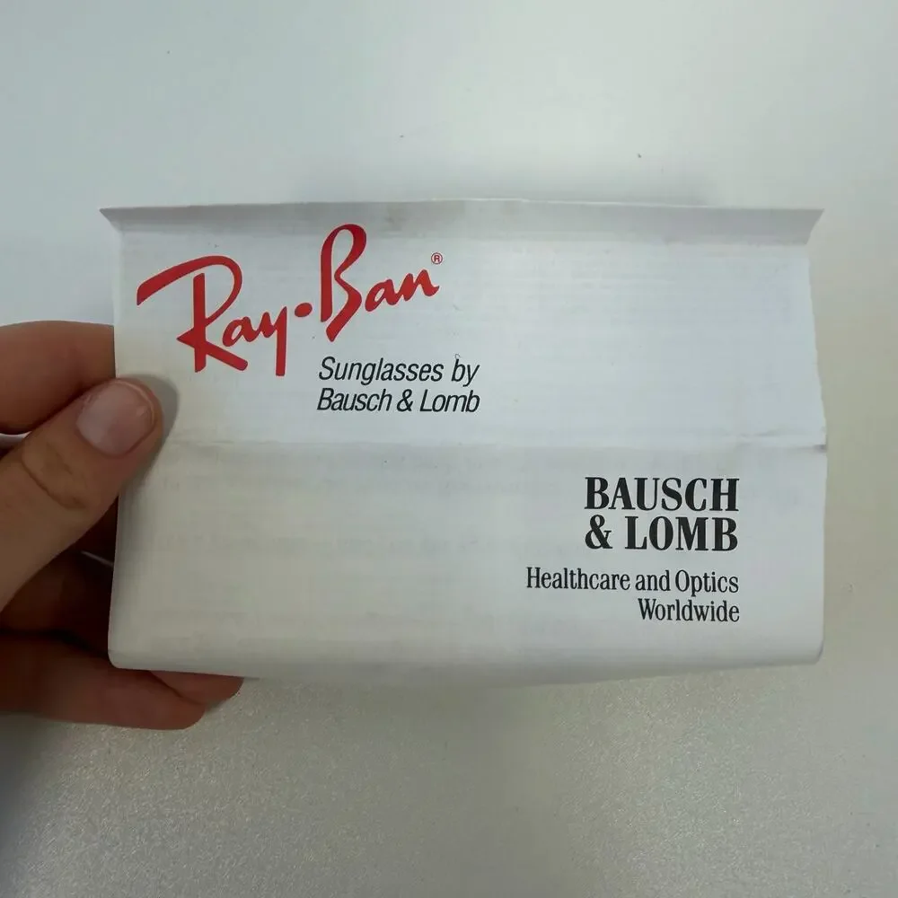 Vintage 90's Bausch & Lomb BLack Ray-Ban Sports Series 1 W1736 G-20 Chromax RARE